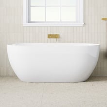 Avalon Egg Acrylic Freestanding Bath with Overflow